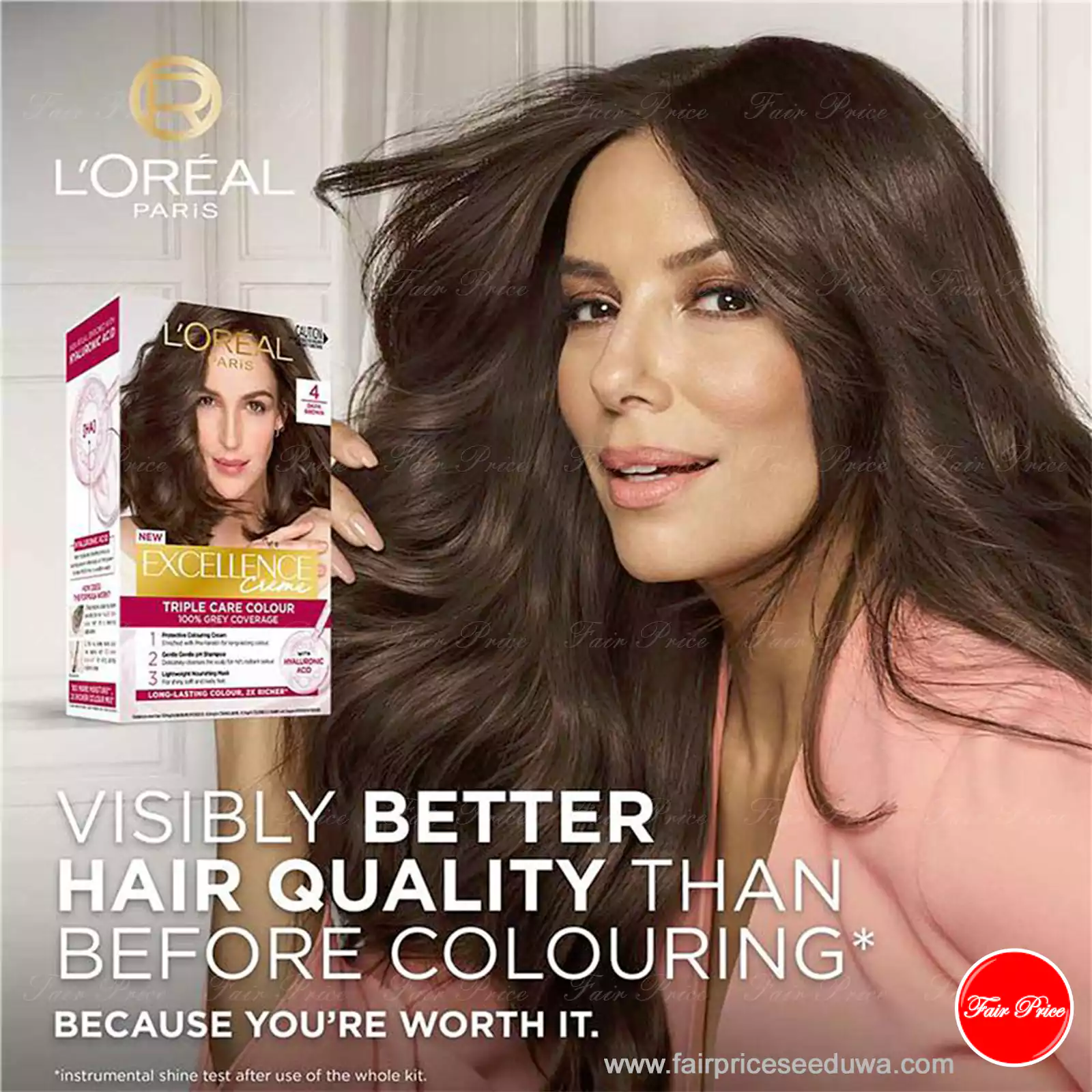 Loreal Excellence Creme 4 Dark Brown Hair Colour - Image 9