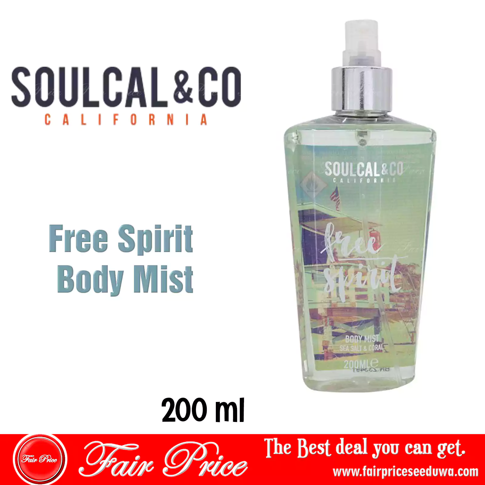 SoulCal & Co Free Spirit Body Mist 200ml