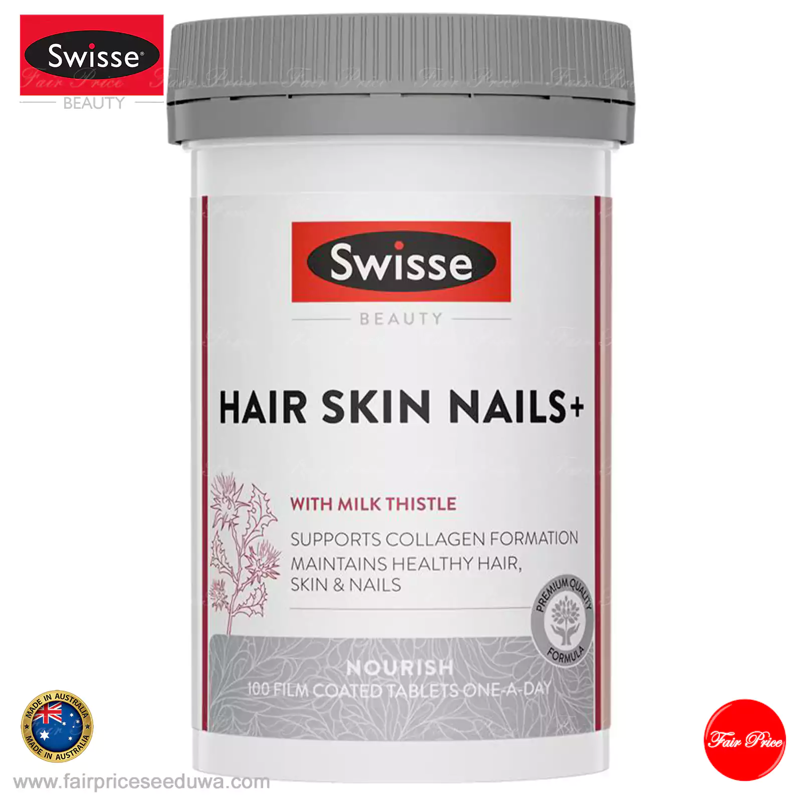 Swisse Ultiboost Hair Skin Nails+ 100 Tablets - Image 2