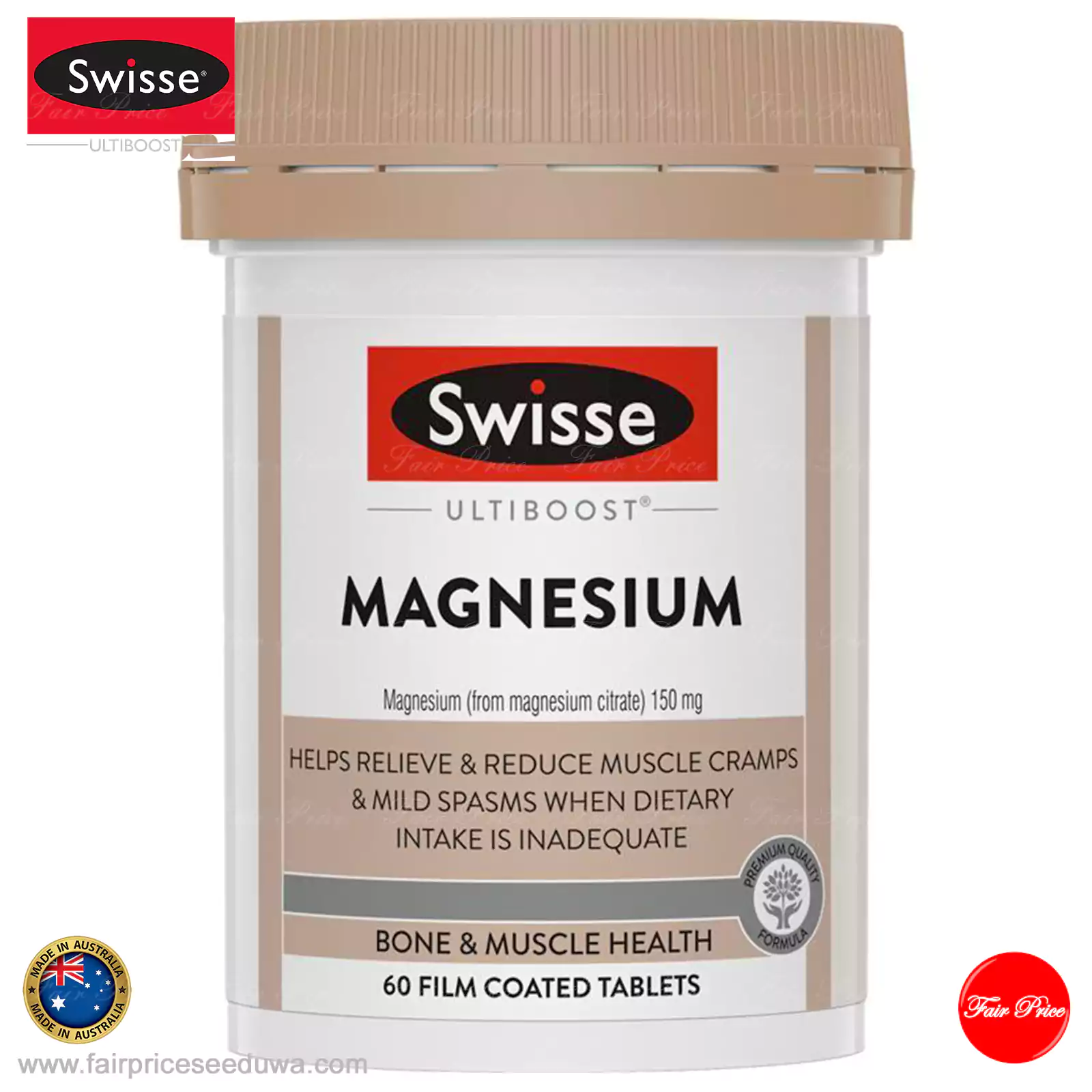 Swisse Ultiboost Magnesium 60 Tablets - Image 2