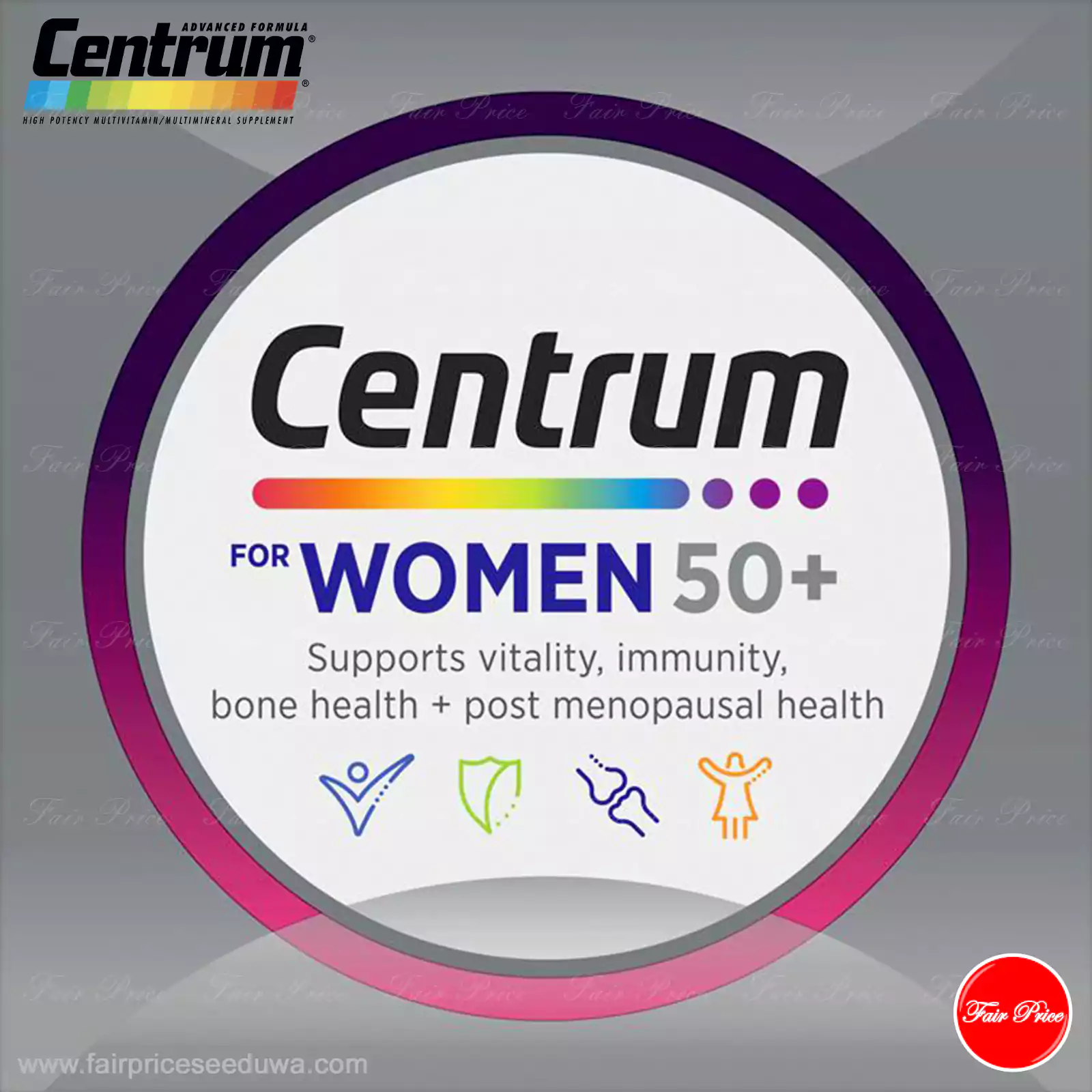 Centrum For Women 50+ 90 Tablets Exclusive Size - Image 10