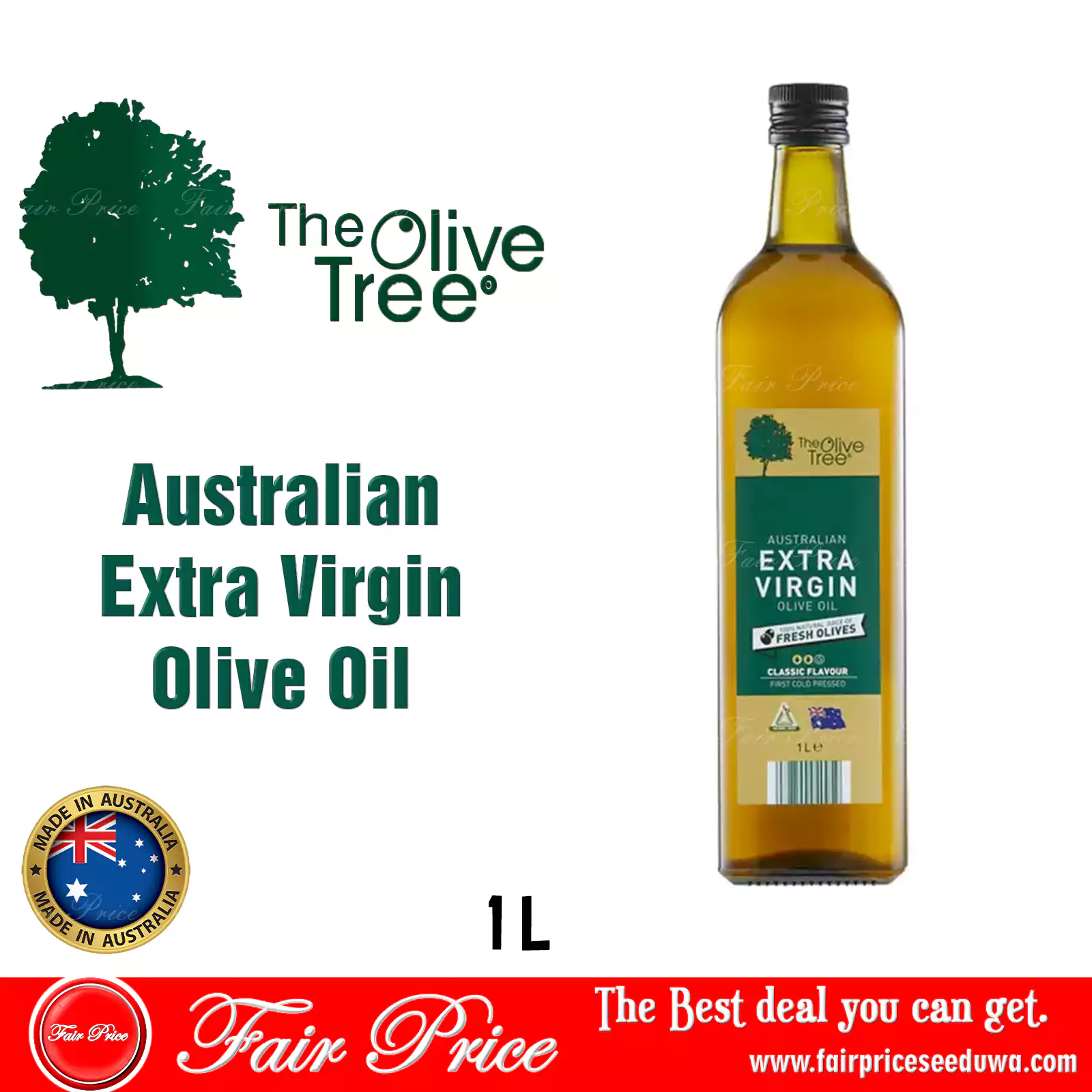 The Olive Tree Australian Extra Virgin Olive Oil 1L