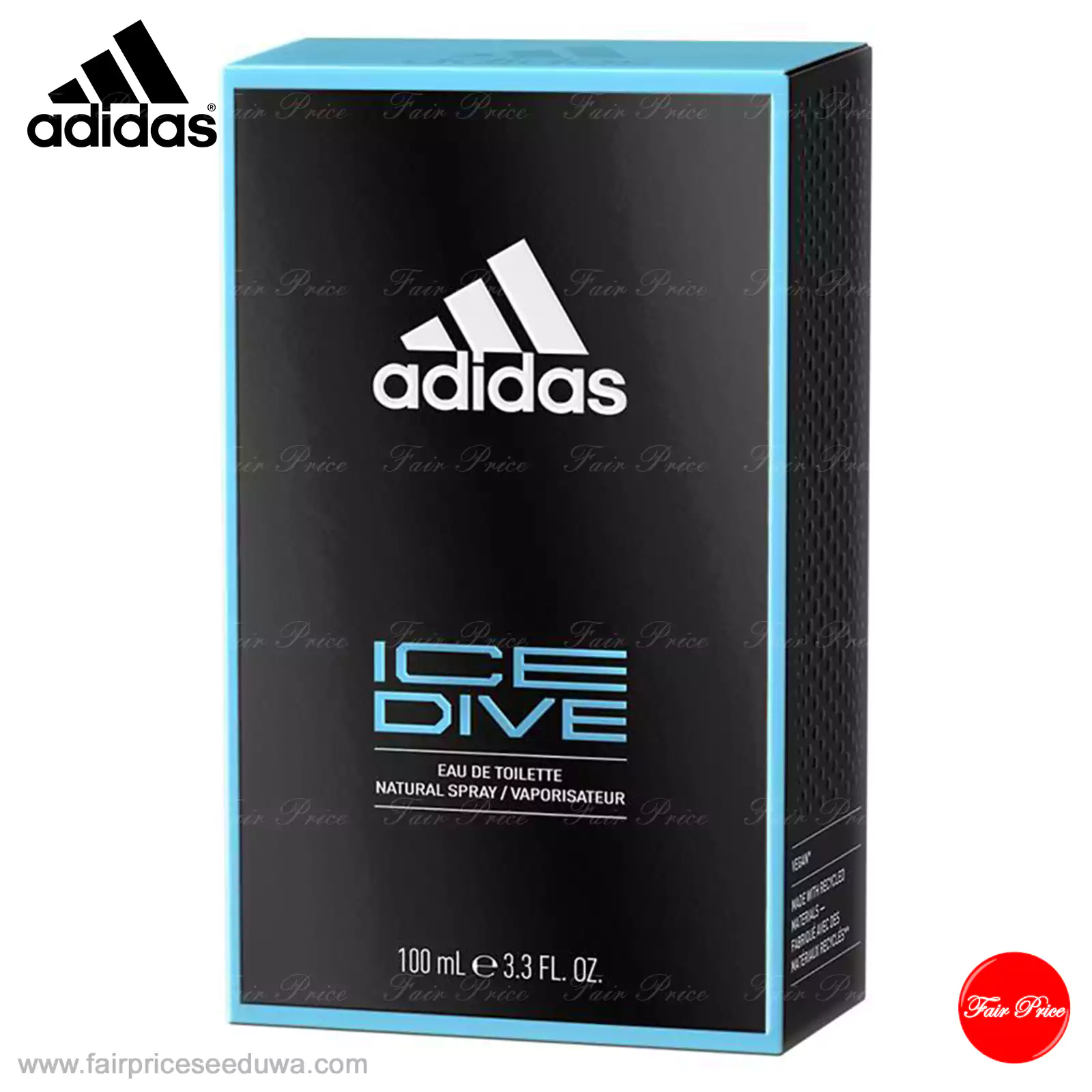 Adidas Ice Dive Vegan Formula Eau de Toilette 100ml - Image 4