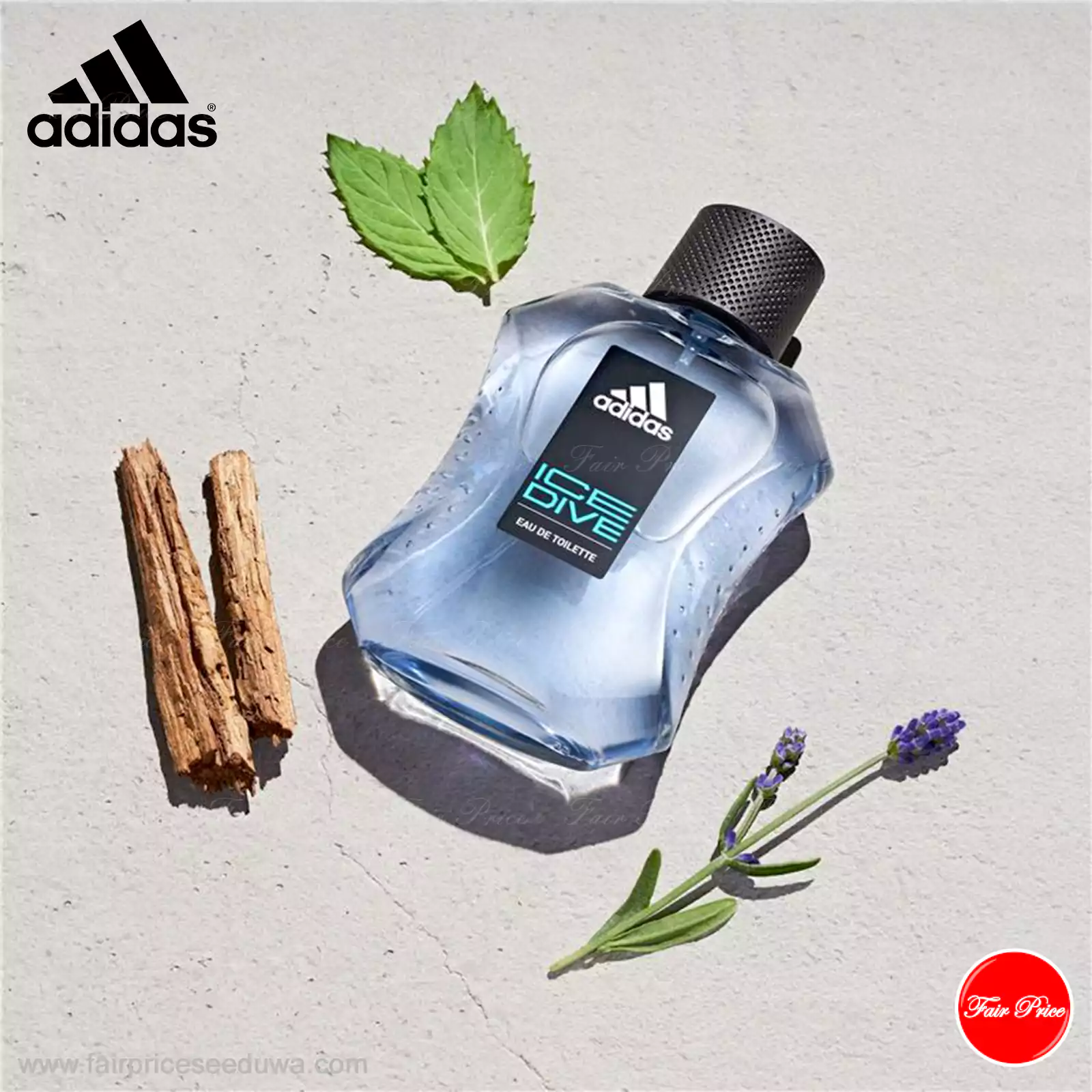 Adidas Ice Dive Vegan Formula Eau de Toilette 100ml - Image 5