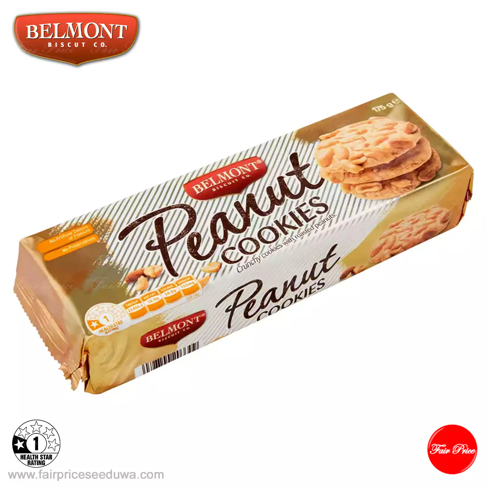 Belmont Biscuit Co. Peanut Cookies 175g - Image 3