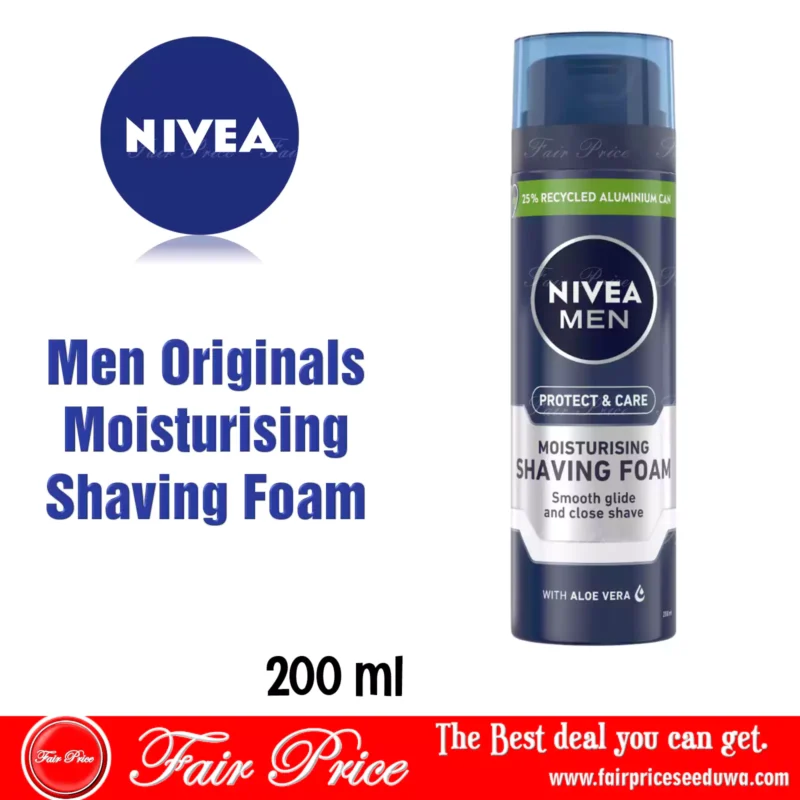 Nivea Men Originals Moisturising Shaving Foam 200ml
