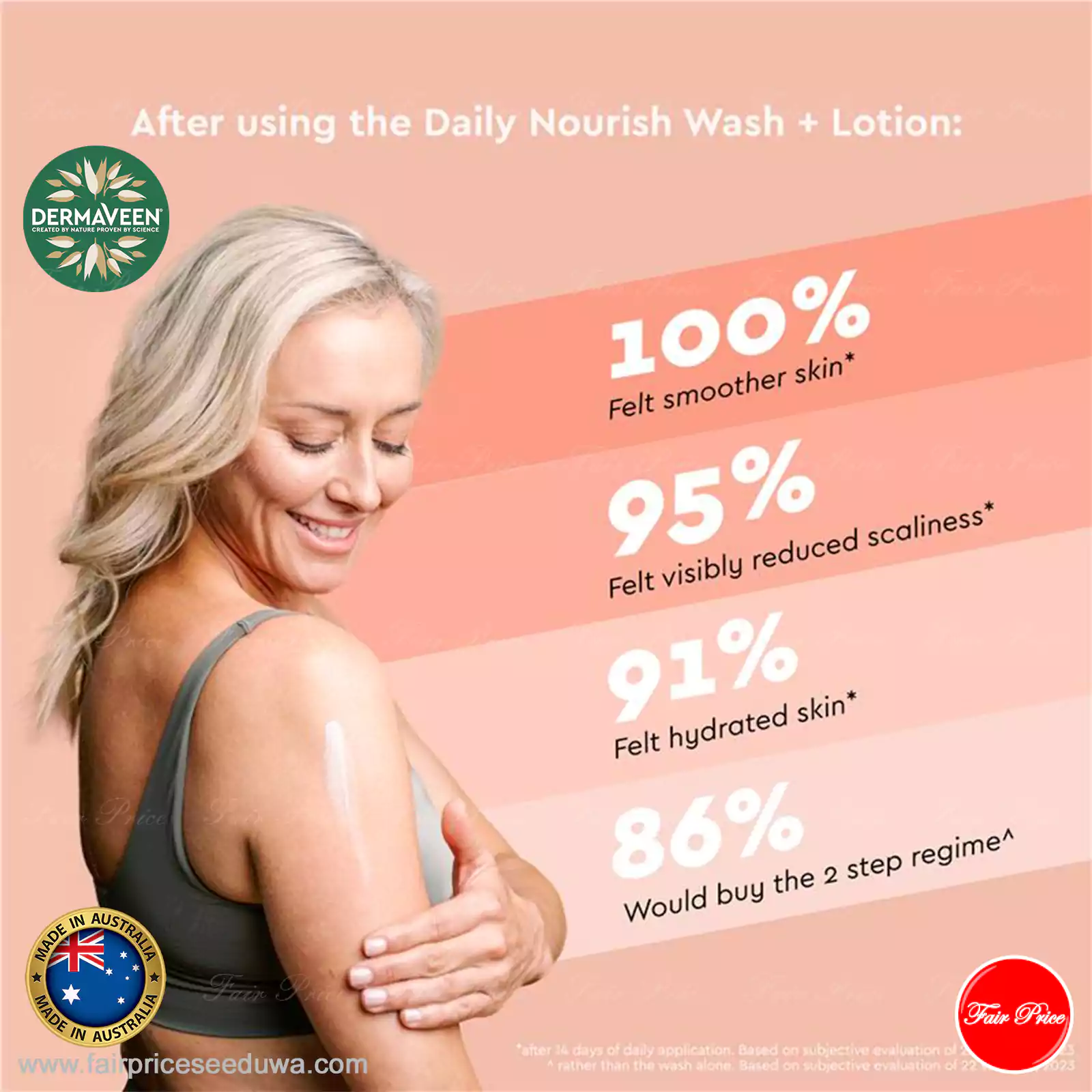 DermaVeen Daily Nourish Moisturising Lotion 1.25 Litre - Image 10