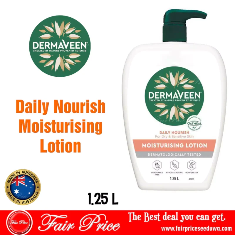 DermaVeen Daily Nourish Moisturising Lotion 1.25 Litre