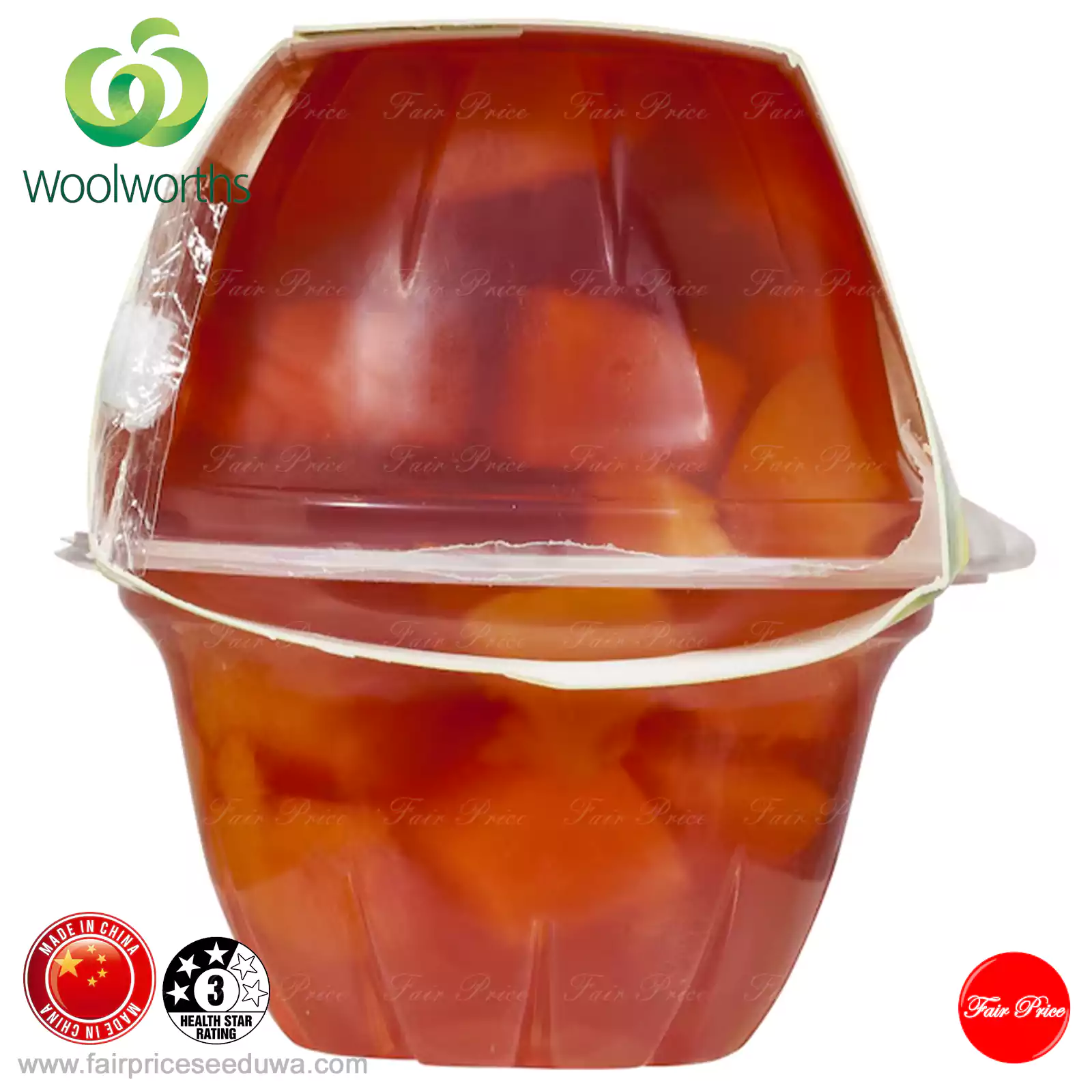 Woolworths Peach In Strawberry Jelly 4 Pack - Image 6