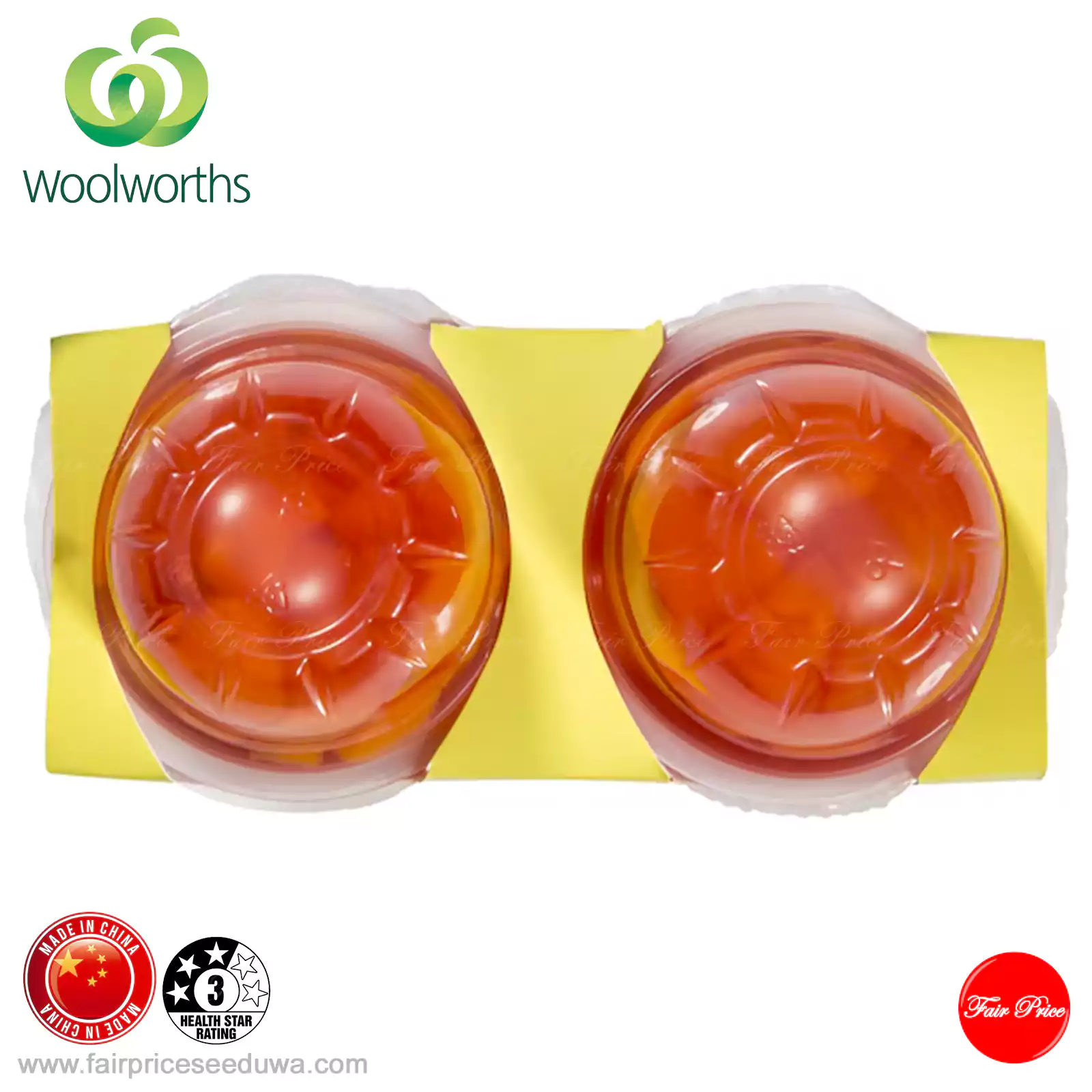 Woolworths Peach In Strawberry Jelly 4 Pack - Image 7