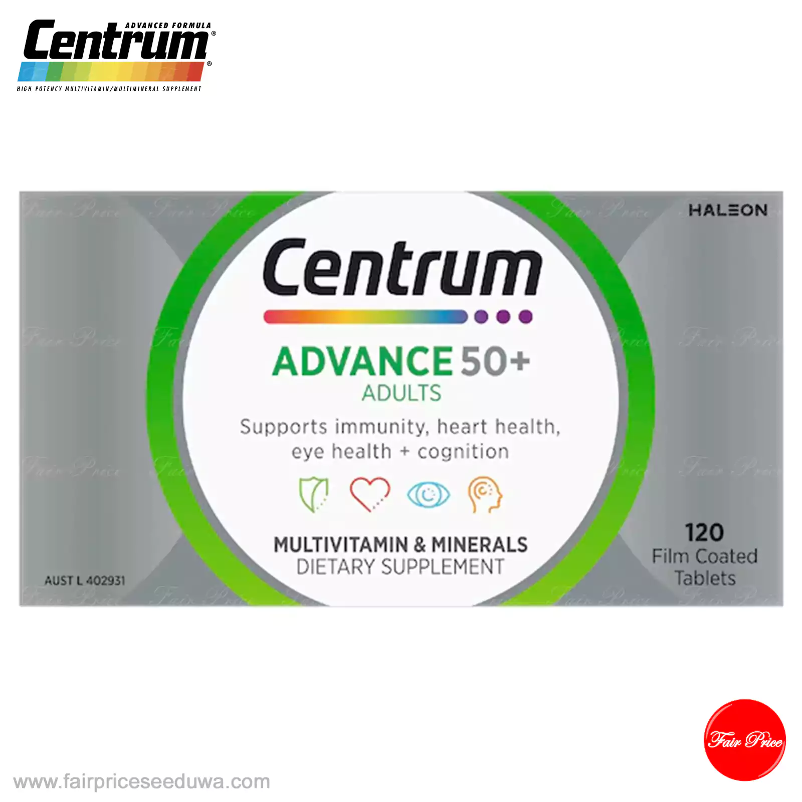Centrum Advance 50+ Daily Multivitamin Supplements 120 pack - Image 9