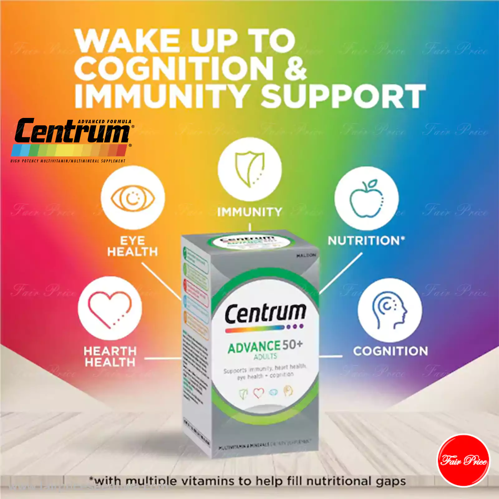 Centrum Advance 50+ Daily Multivitamin Supplements 120 pack - Image 6