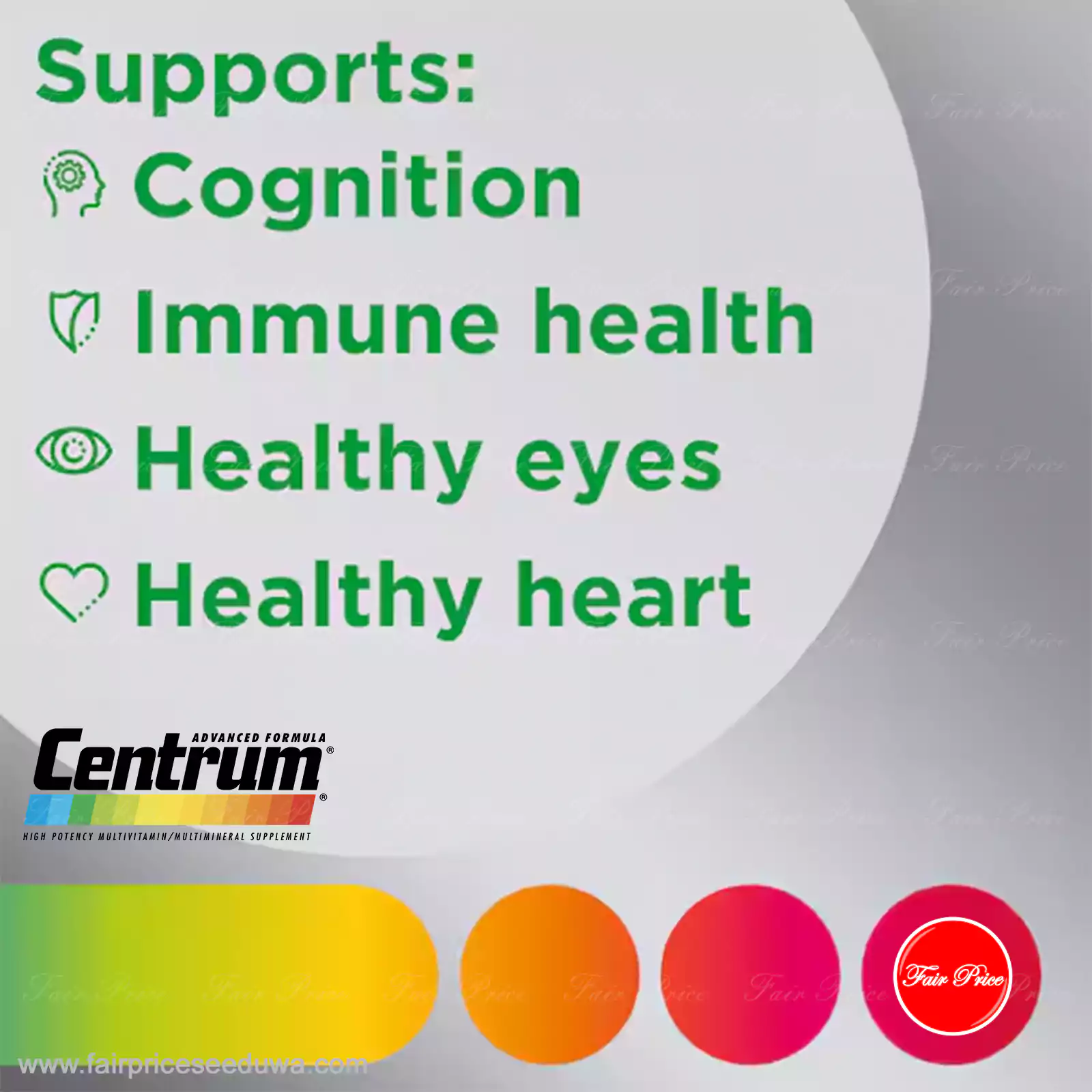 Centrum Advance 50+ Daily Multivitamin Supplements 120 pack - Image 4