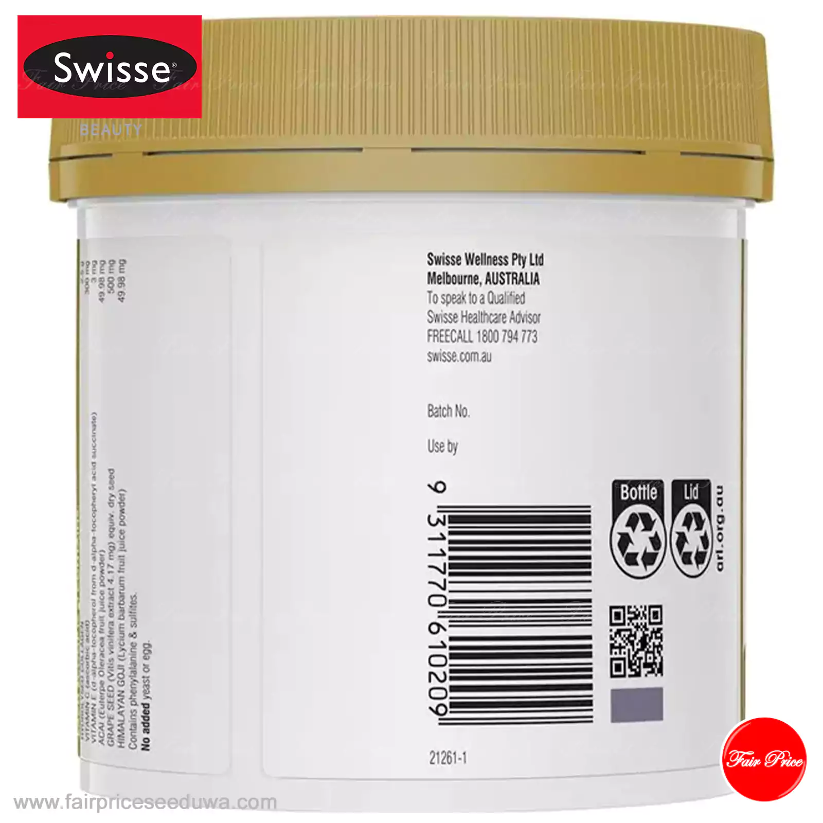 Swisse Beauty Collagen Glow Powder 240g - Image 4