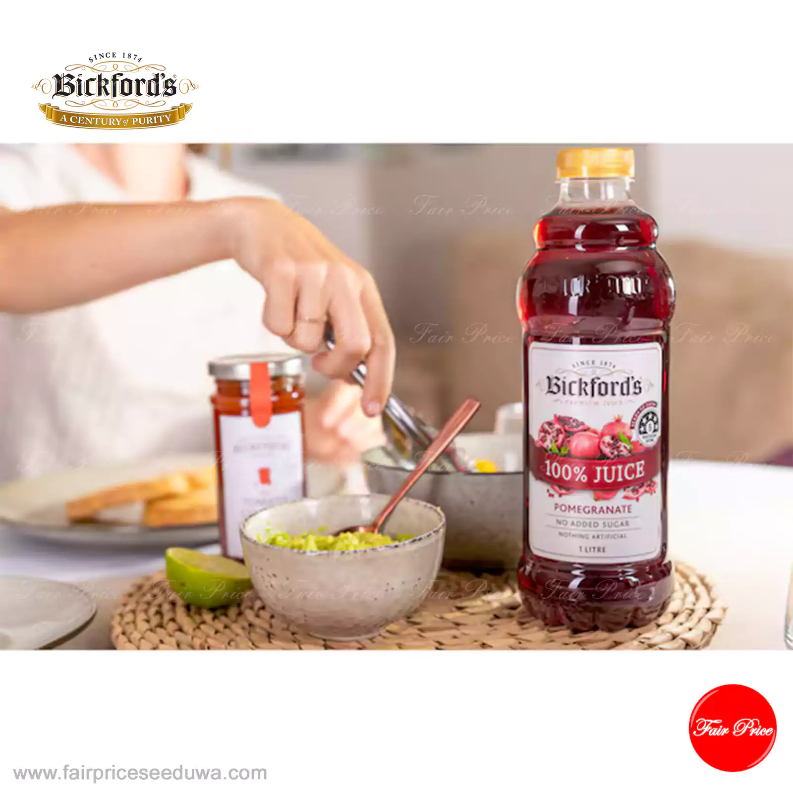 Bickford's Pomegranate Juice 1L - Image 4