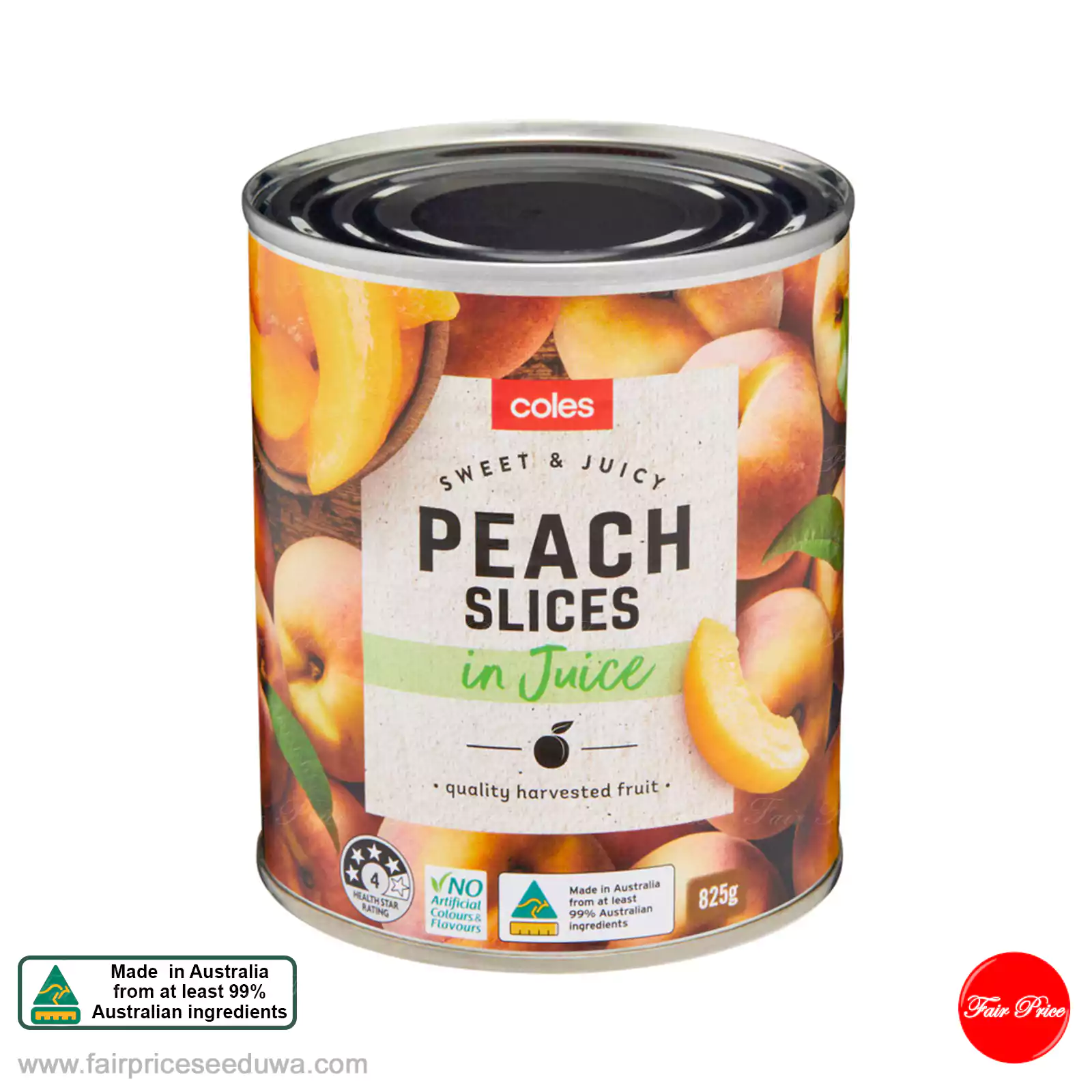 Australian Peach Slices In Juice 825g - Image 2