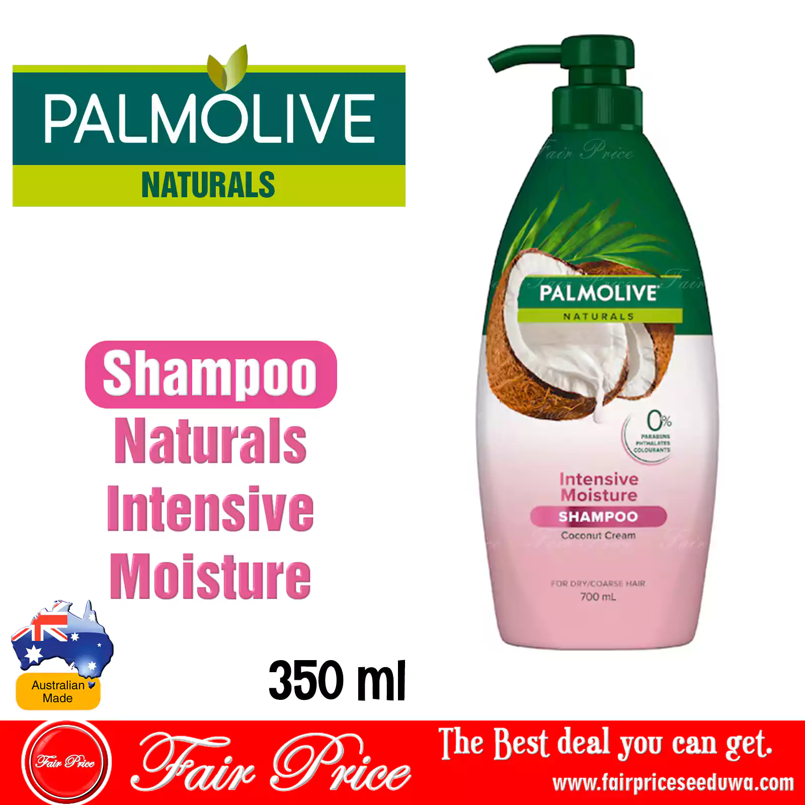 Palmolive Shampoo Naturals Intensive Moisture 700ml