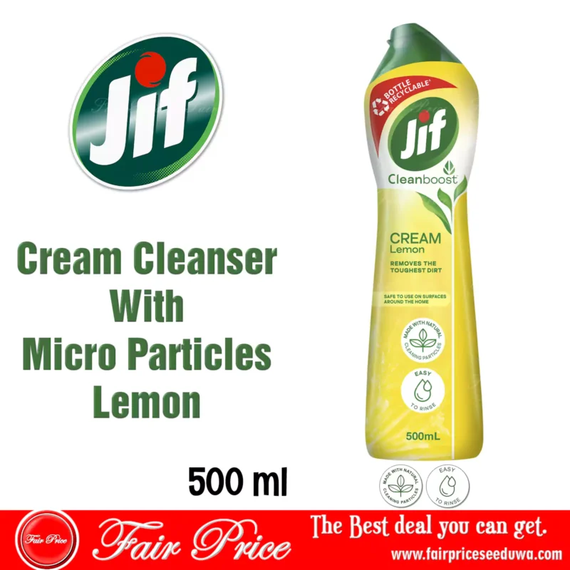 Jif Cream Cleanser With Micro Particles Lemon 500ml