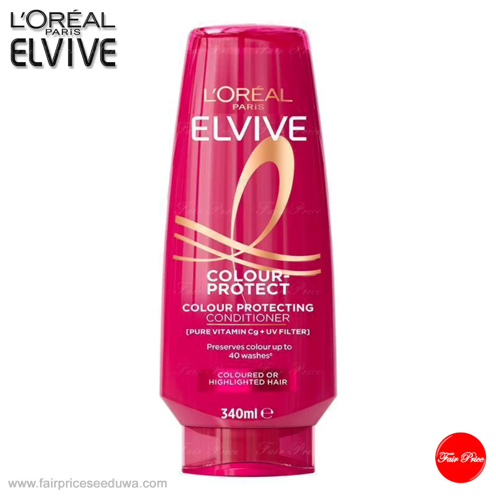 LOreal Elvive Colour Protect Conditioner 340ml - Image 2