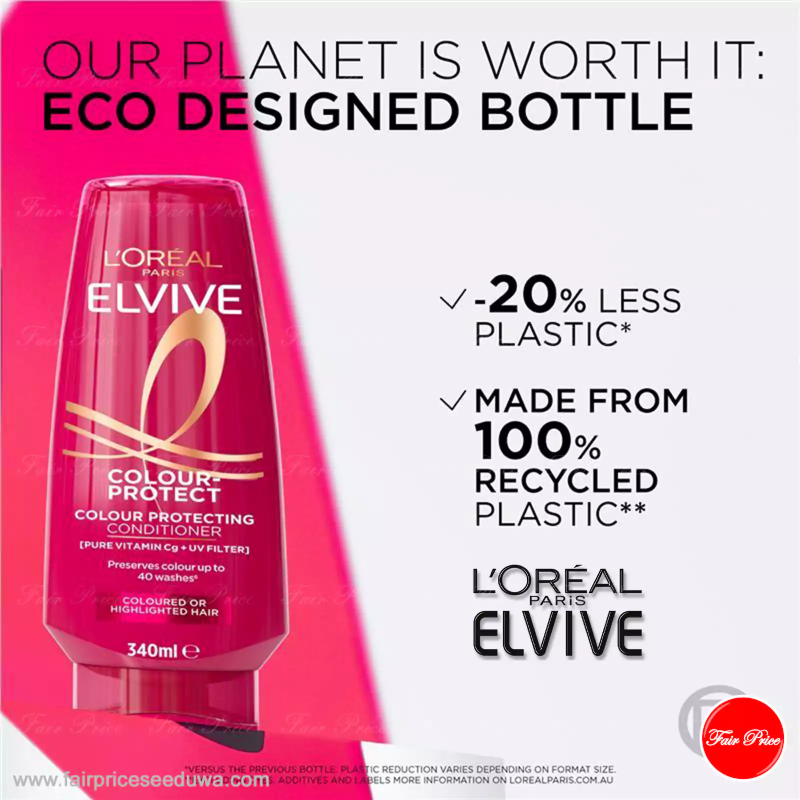 LOreal Elvive Colour Protect Conditioner 340ml - Image 6