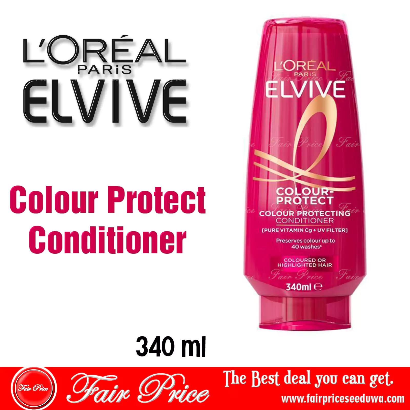 LOreal Elvive Colour Protect Conditioner 340ml
