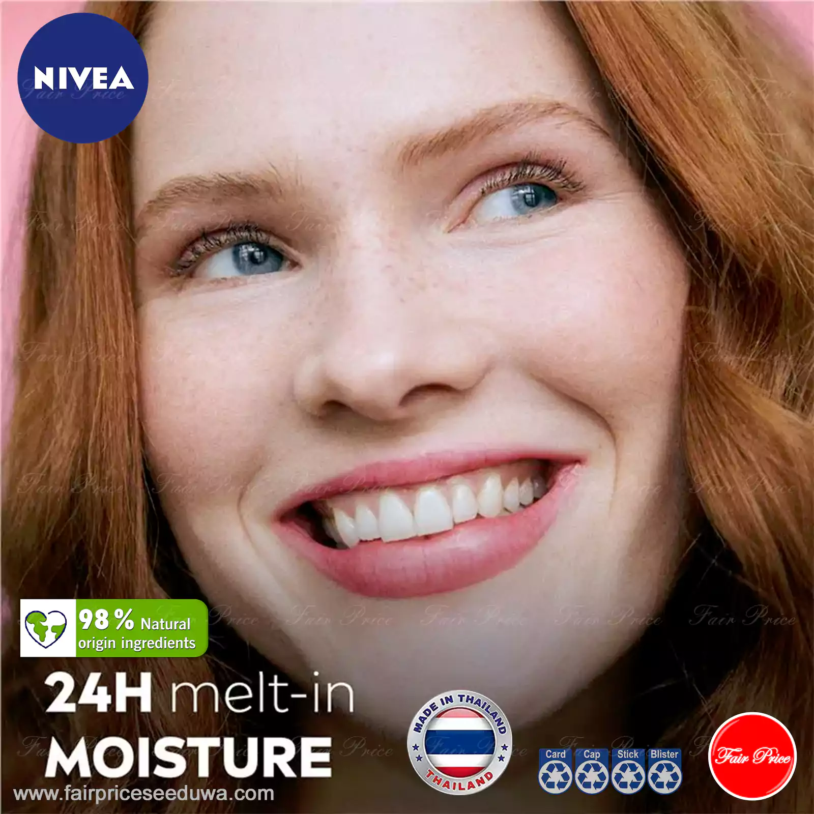 NIVEA Strawberry Shine Limited Edition Lip Balm 4.8g - Image 7
