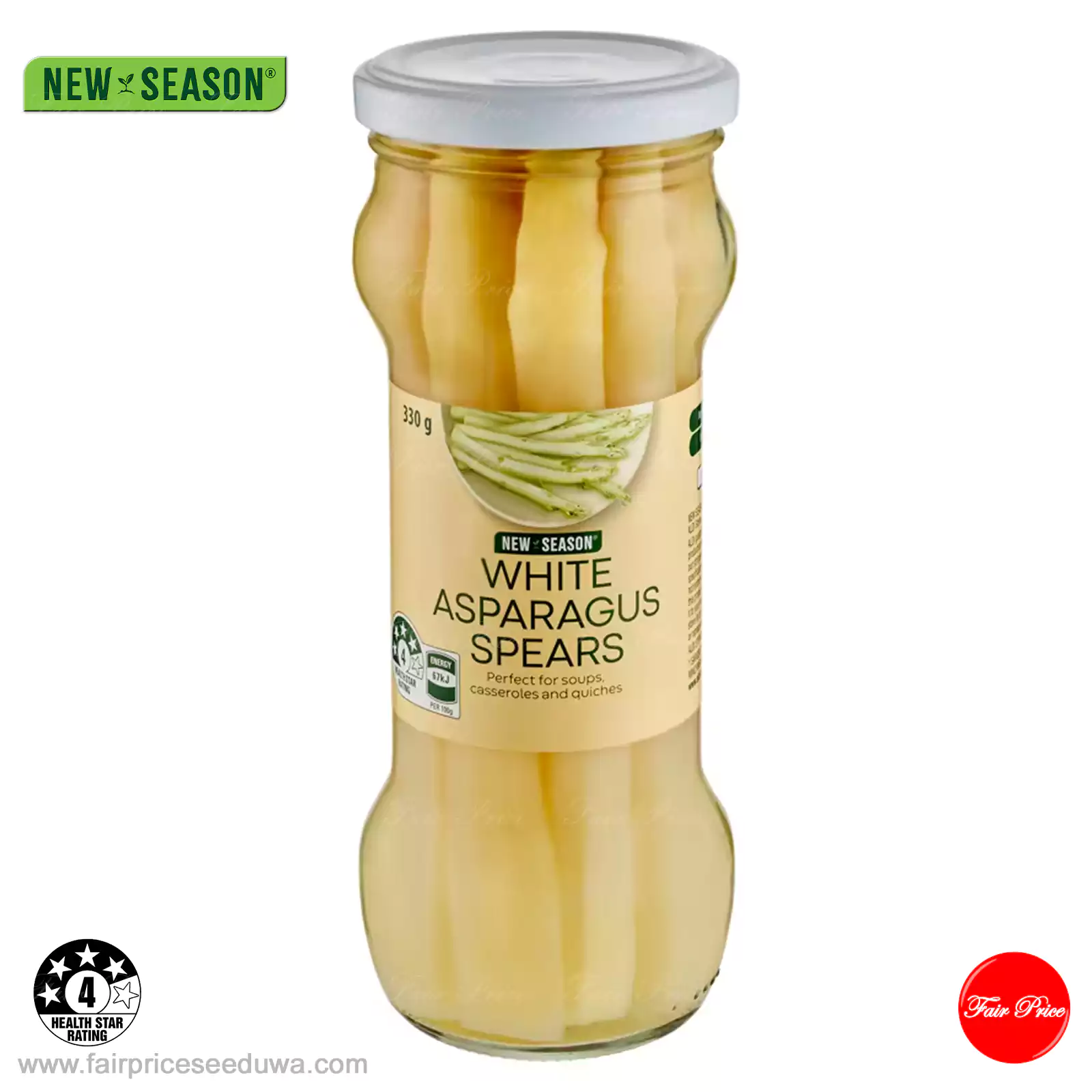 New Season White Asparagus Spears 330g - Image 2