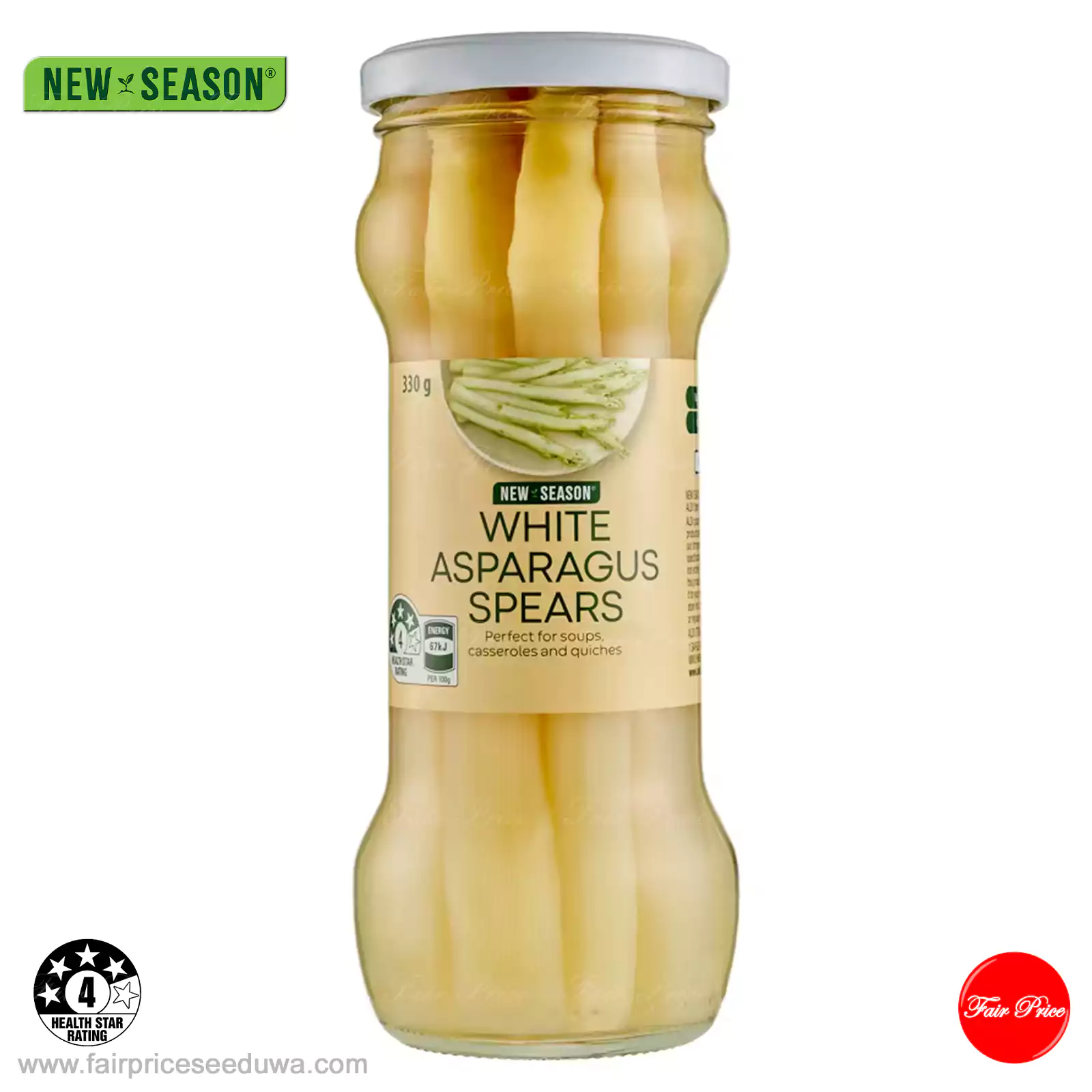 New Season White Asparagus Spears 330g - Image 3