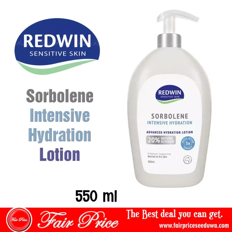 Redwin Sorbolene Intensive Hydration Lotion 550ml