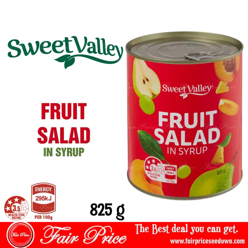 Sweet Valley Fruit Salad in Syrup 825g