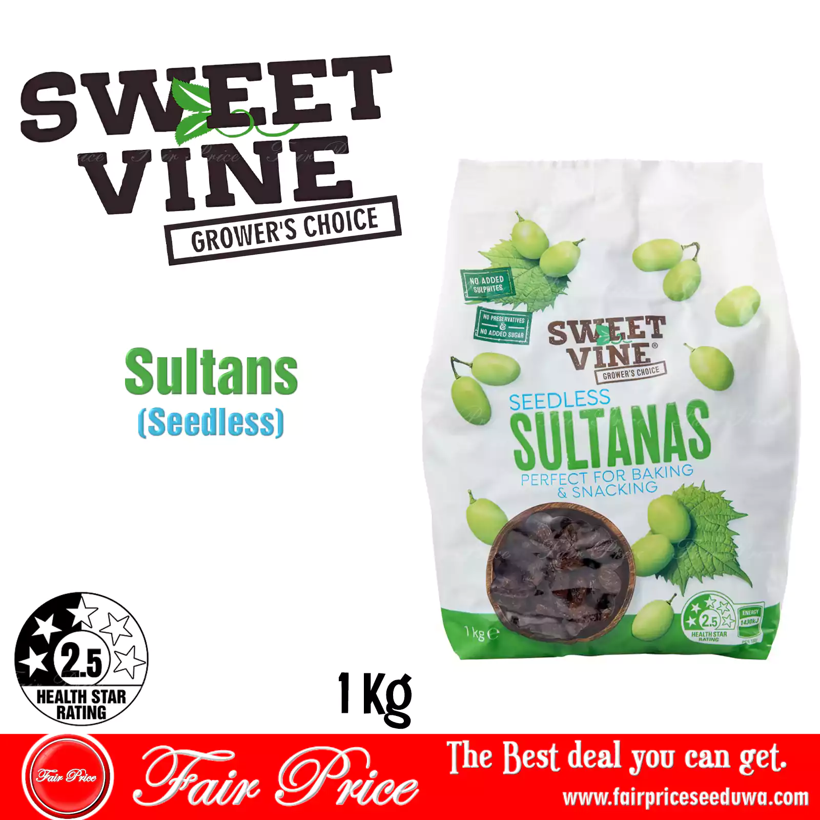 Sweet Vine Sultans 1kg
