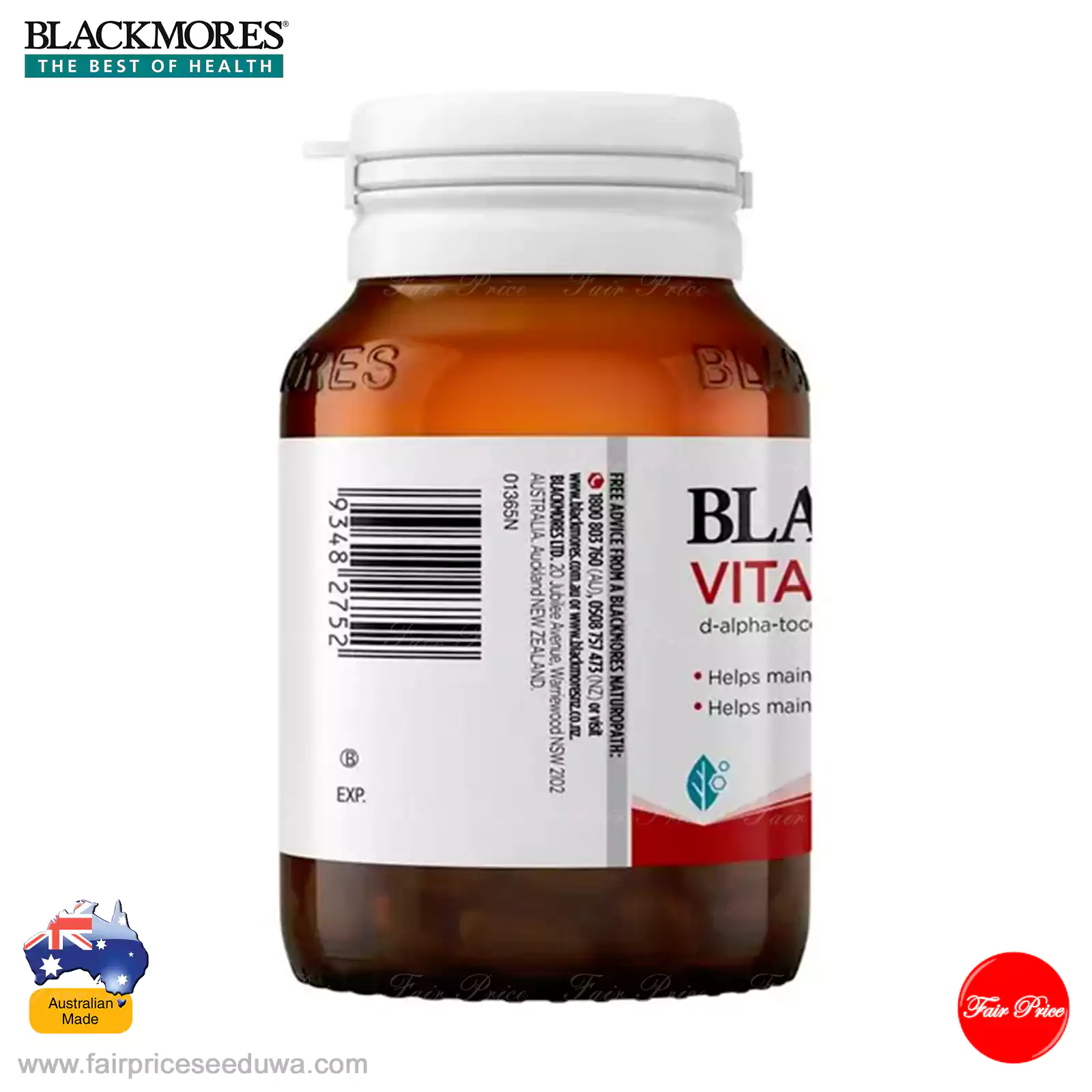 Blackmores Vitamin E 1000IU 30 Capsules - Image 3