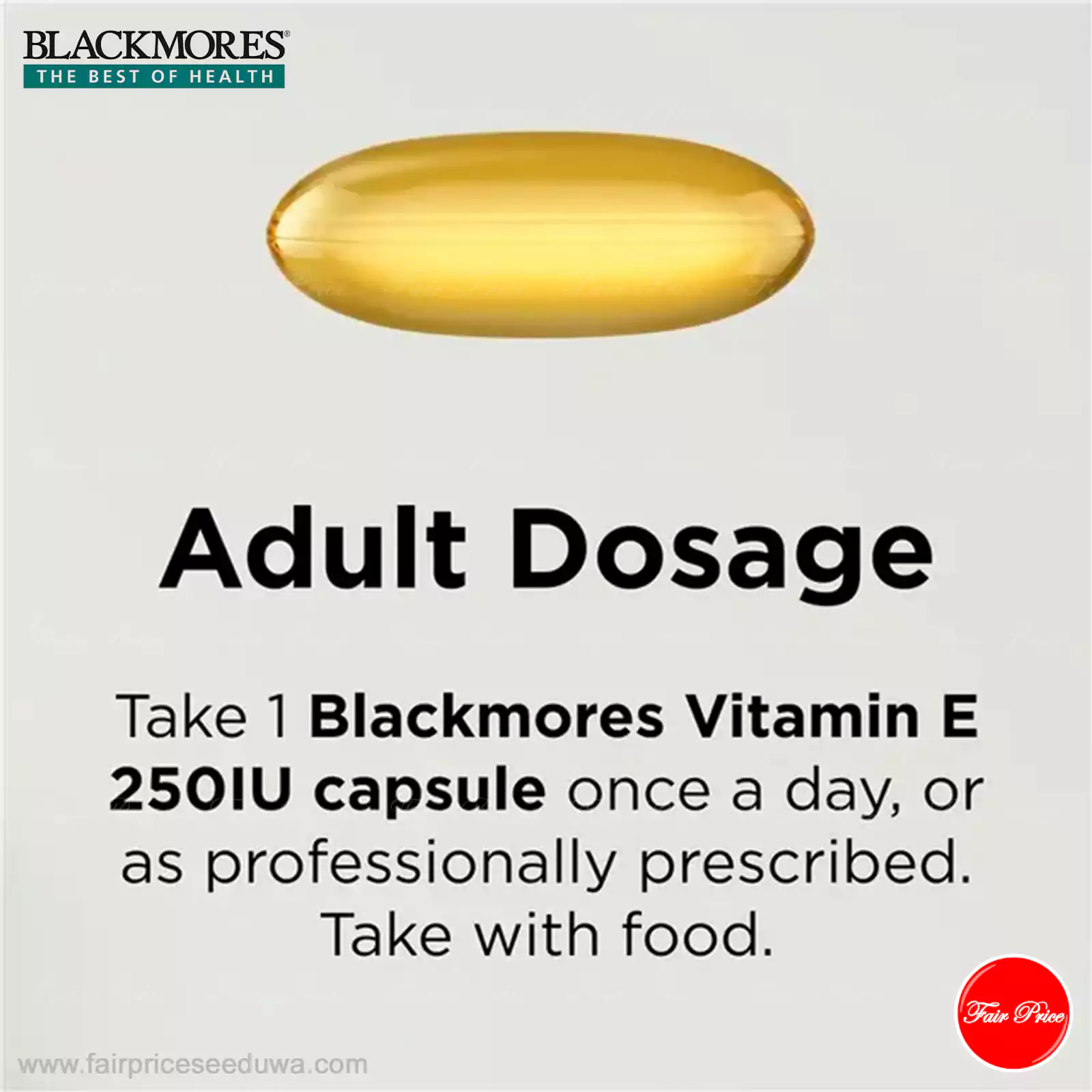 Blackmores Vitamin E 250IU 50 Capsules - Image 6