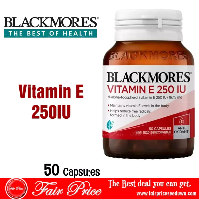 Blackmores Vitamin E 250IU 50 Capsules
