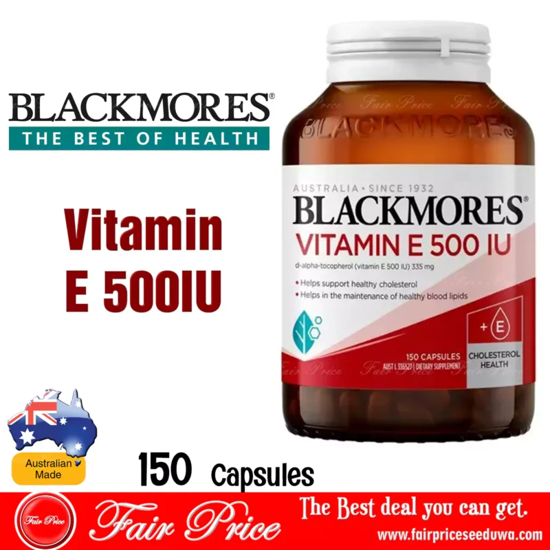 Blackmores Vitamin E 500IU 150 Capsules