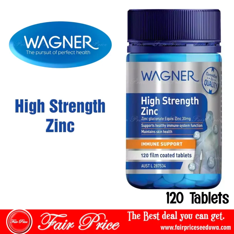 Wagner High Strength Zinc 120 Tablets