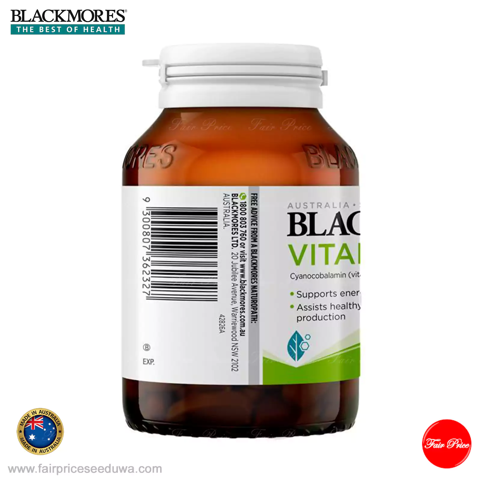 Blackmores B12 100MCG 150 Tablets - Image 4