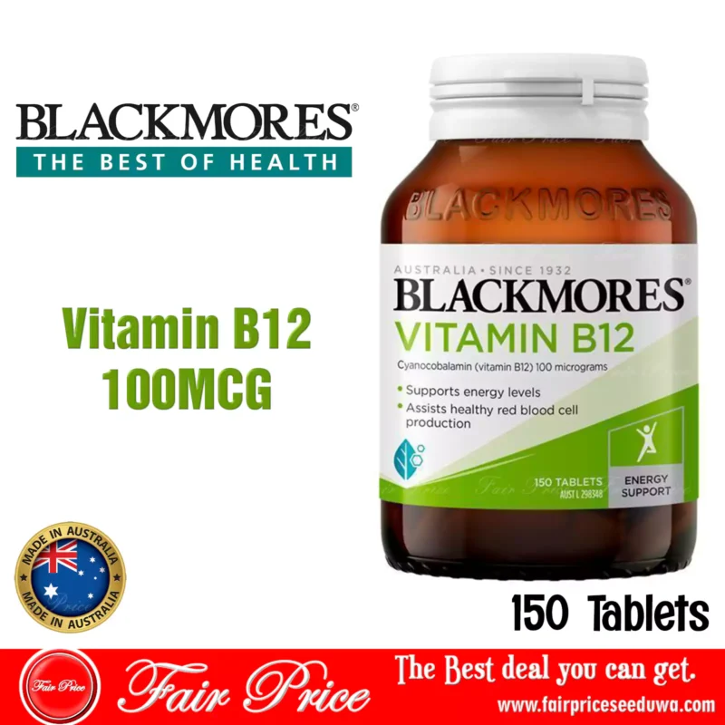 Blackmores B12 100MCG 150 Tablets
