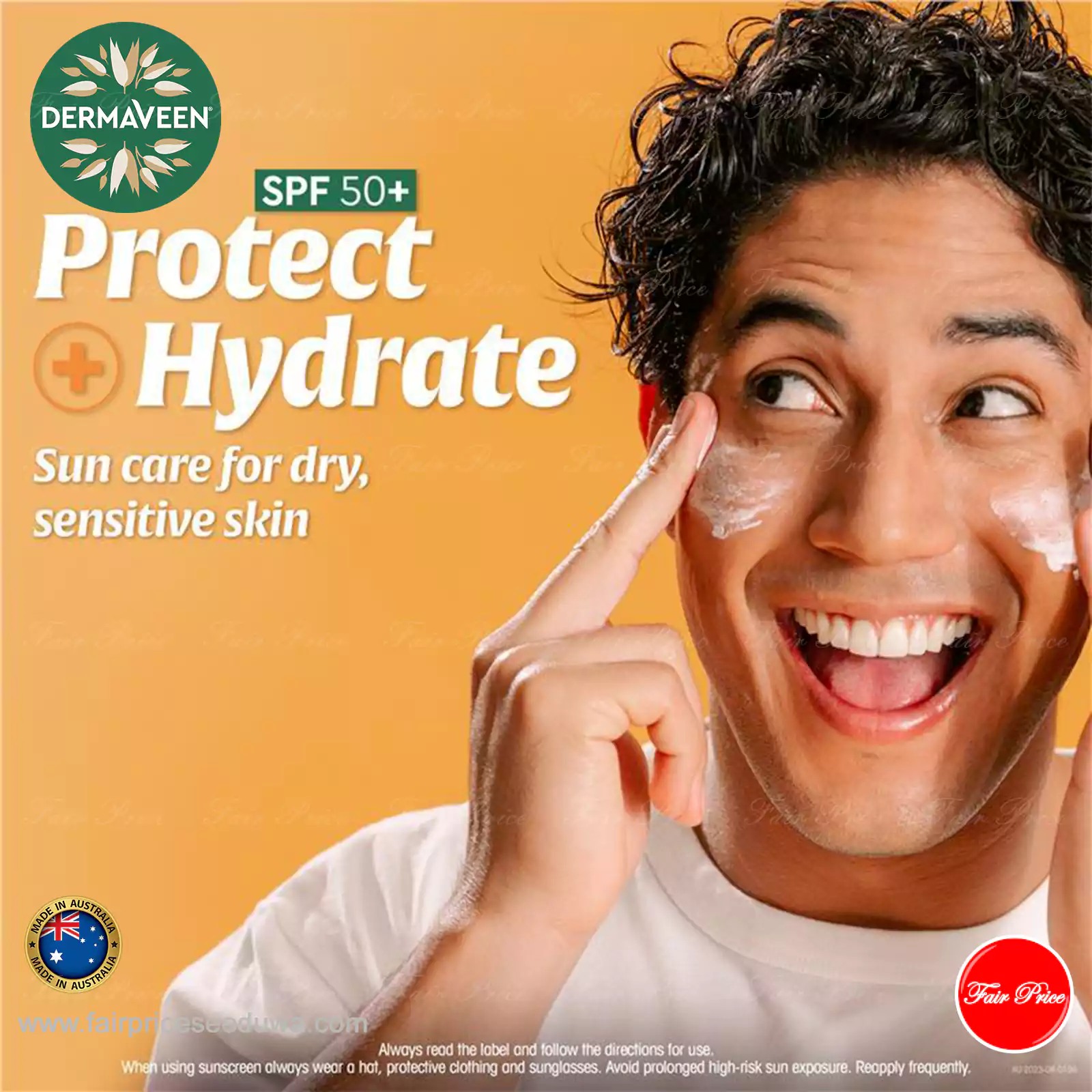 Dermaveen Sensitive Sun SPF 50+ Moisturising Face & Body Cream 250g - Image 4