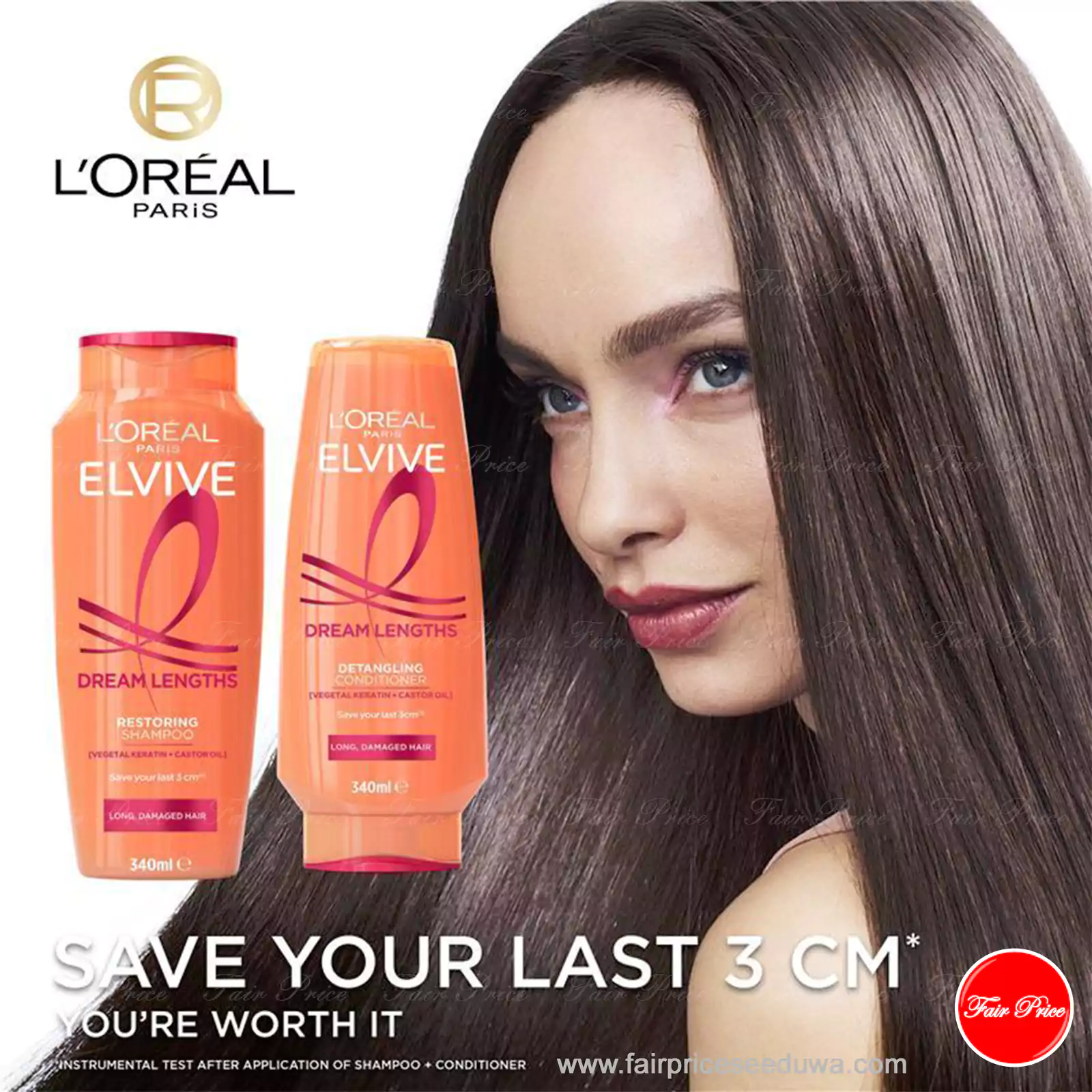 LOreal Elvive Dream Long Shampoo and Conditioner 340ml (Set) - Image 7