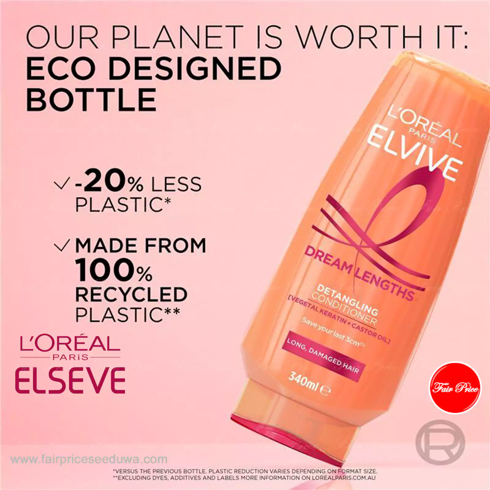 LOreal Elvive Dream Long Shampoo and Conditioner 340ml (Set) - Image 6