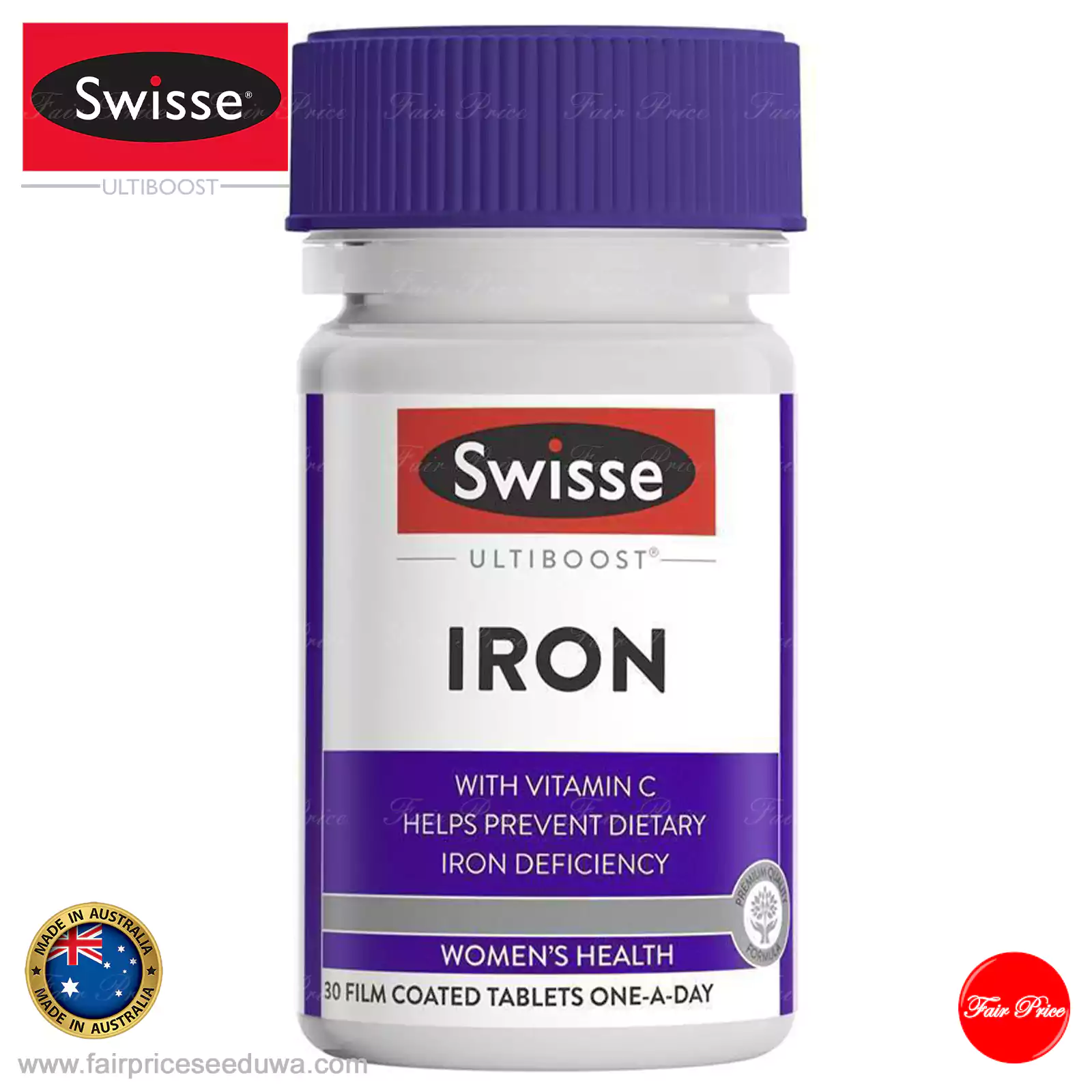 Swisse Ultiboost Iron 30 Tablets - Image 2