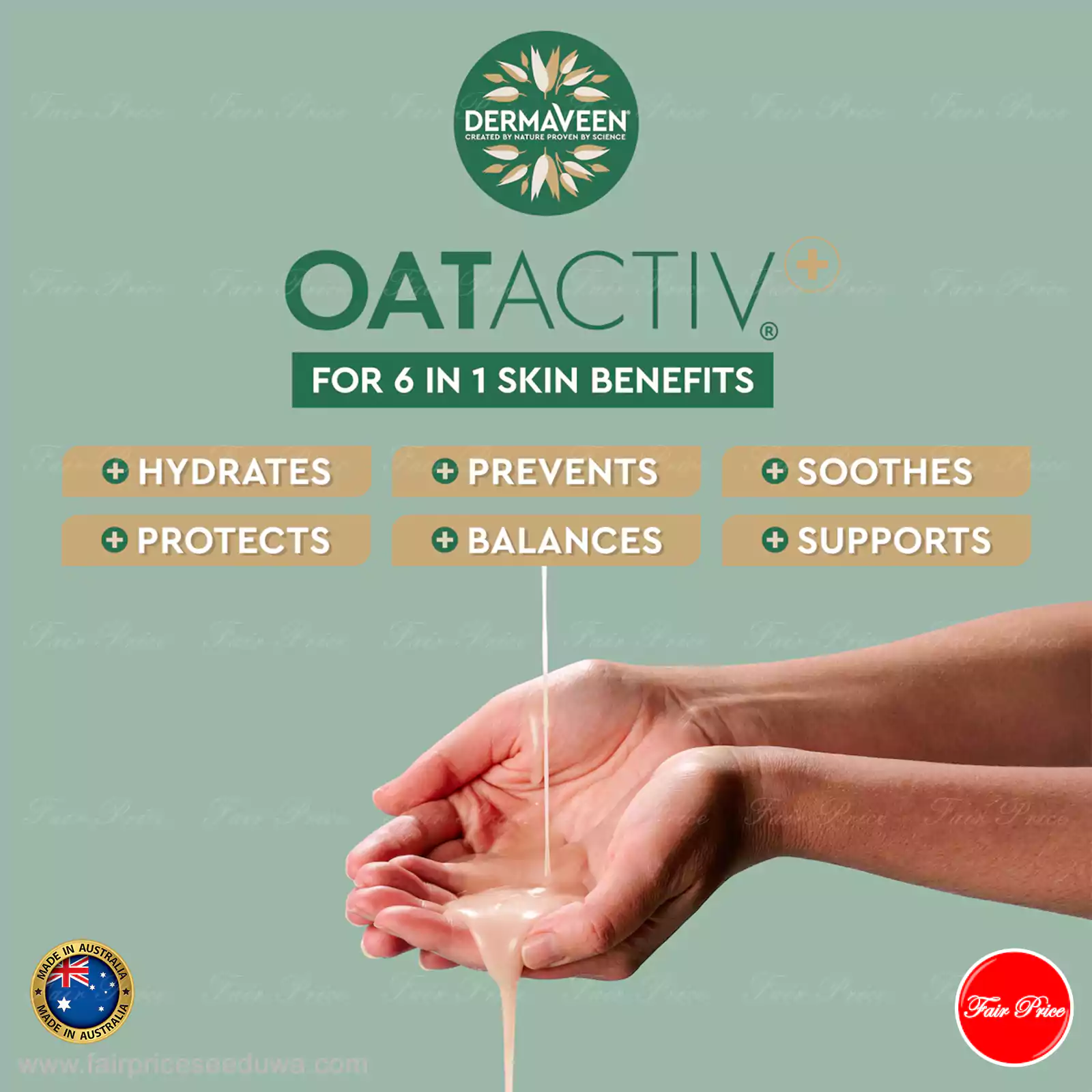 Dermaveen Extra Hydration Gentle Soap Free Wash 1L - Image 7