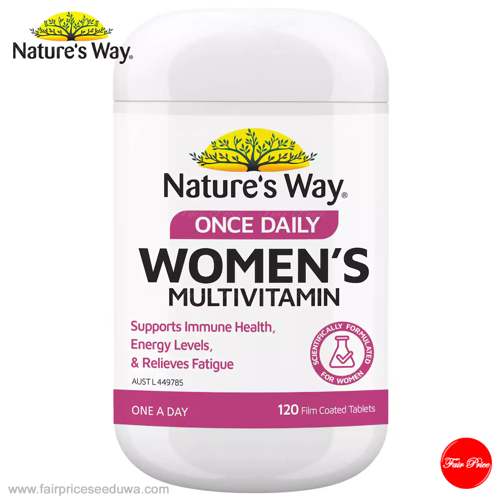 Nature's Way Once Daily Women's Multivitamins 120 Tablets - Image 2