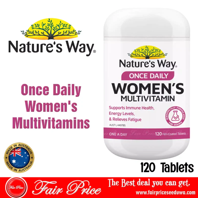 Nature's Way Once Daily Women's Multivitamins 120 Tablets