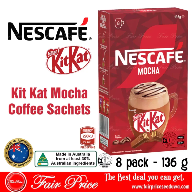 Nescafe Kit Kat Mocha Coffee Sachets 8 pack