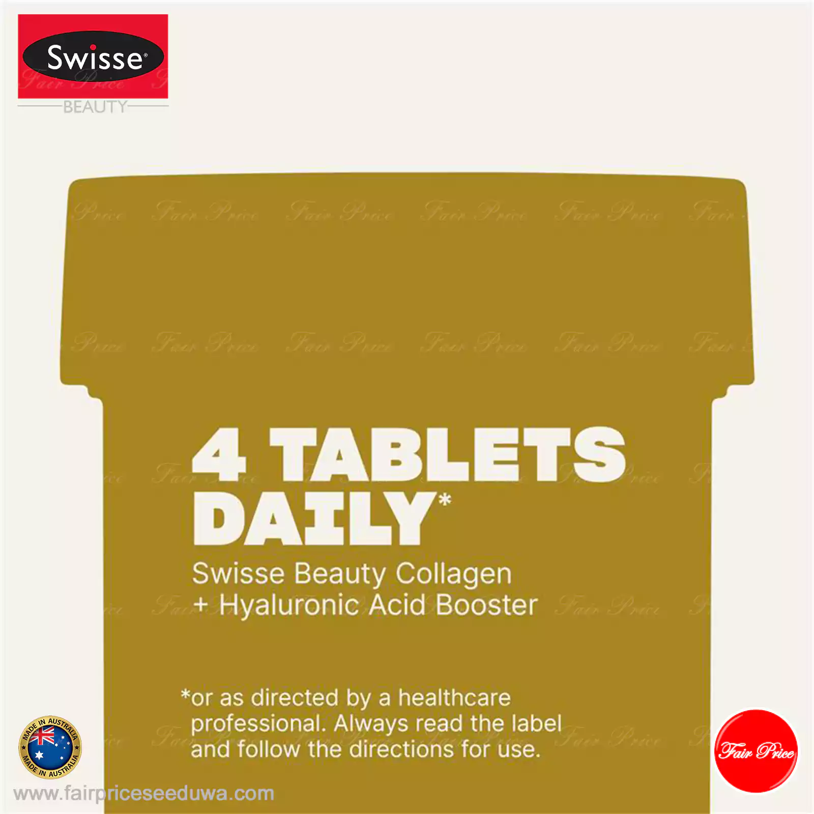 Swisse Beauty Collagen + Hyaluronic Acid Booster 80 Tablets - Image 7