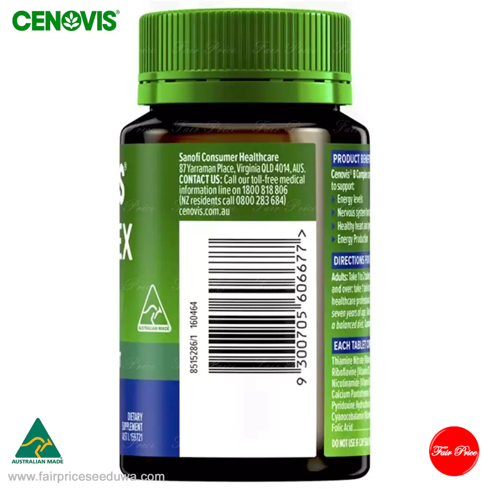 Cenovis B Complex 180 Tablets - Image 4