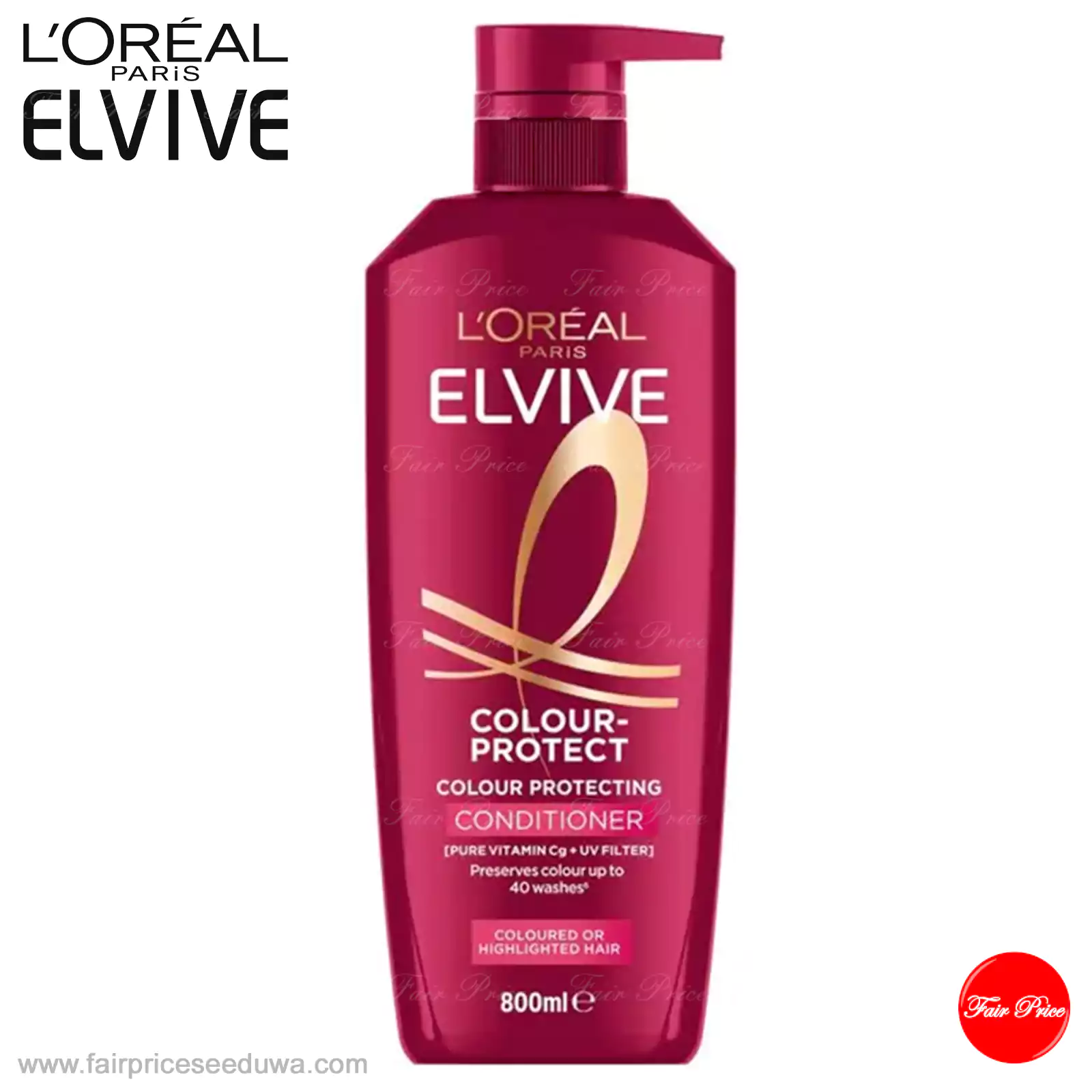 LOreal Elvive Colour Protect Shampoo and Conditioner 800ml (Set) - Image 3