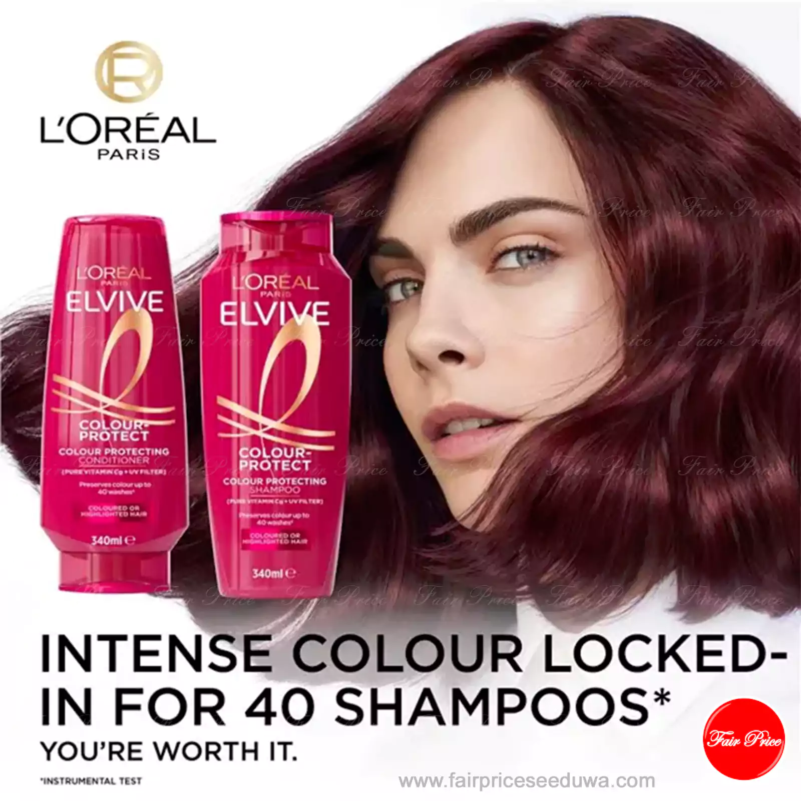 LOreal Elvive Colour Protect Shampoo and Conditioner 800ml (Set) - Image 4